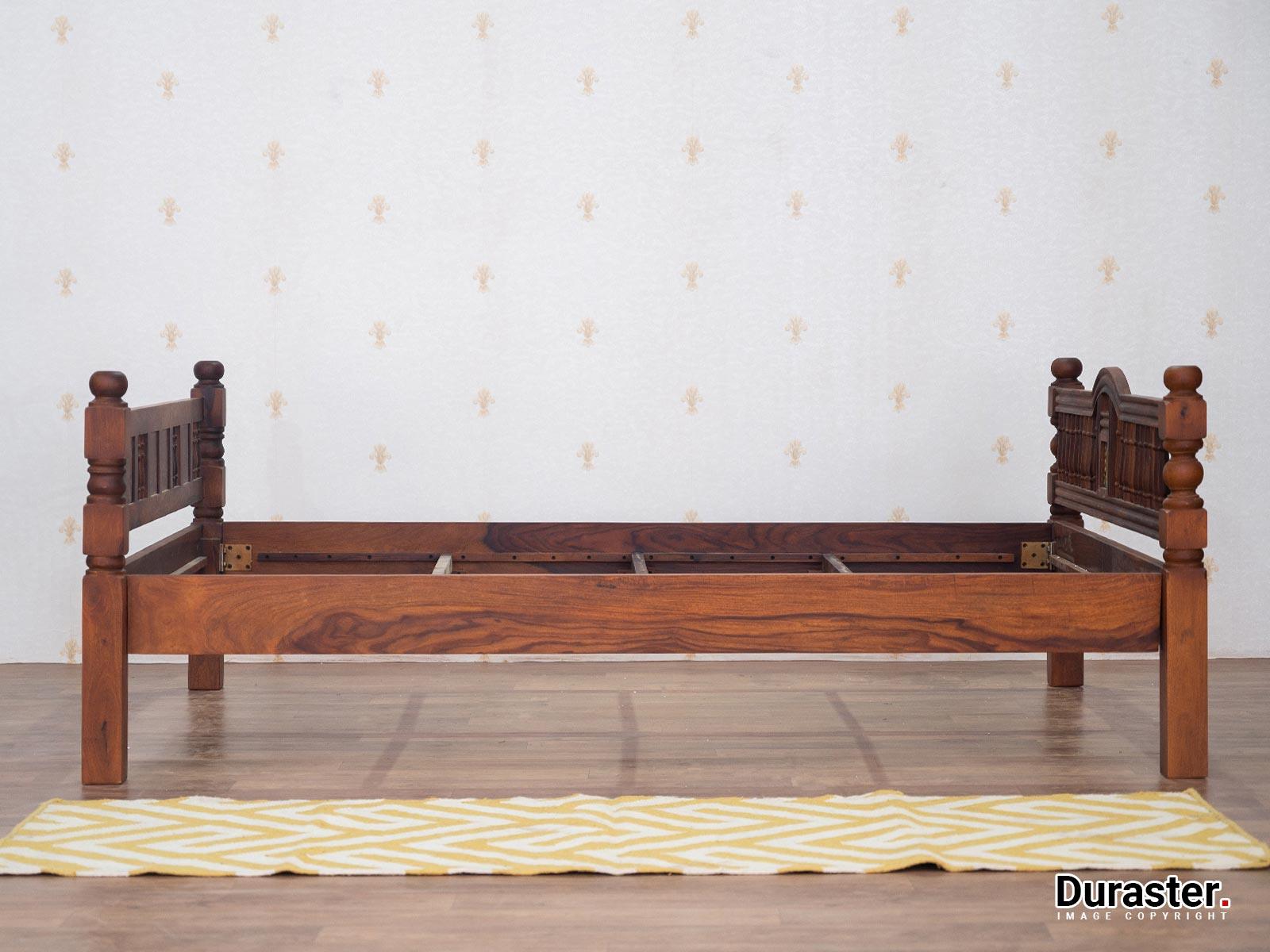 Dudi Furniture Vismit Solid Sheesham wood King Size Bed