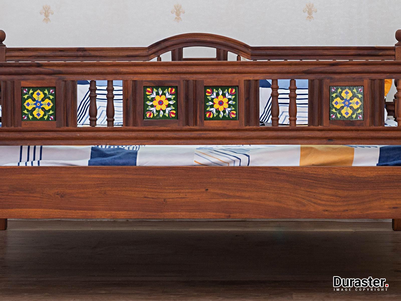 Dudi Furniture Vismit Solid Sheesham wood King Size Bed