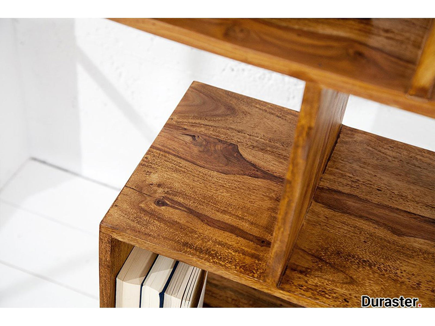 Dudi Furniture Torpedo Sheesham Wood Bookshelf