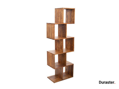 Dudi Furniture Torpedo Sheesham Wood Bookshelf