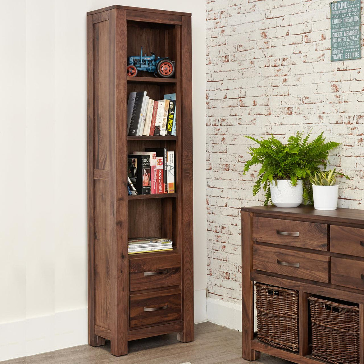 Dudi Furniture Marwar Sheesham Wood Book Shelf