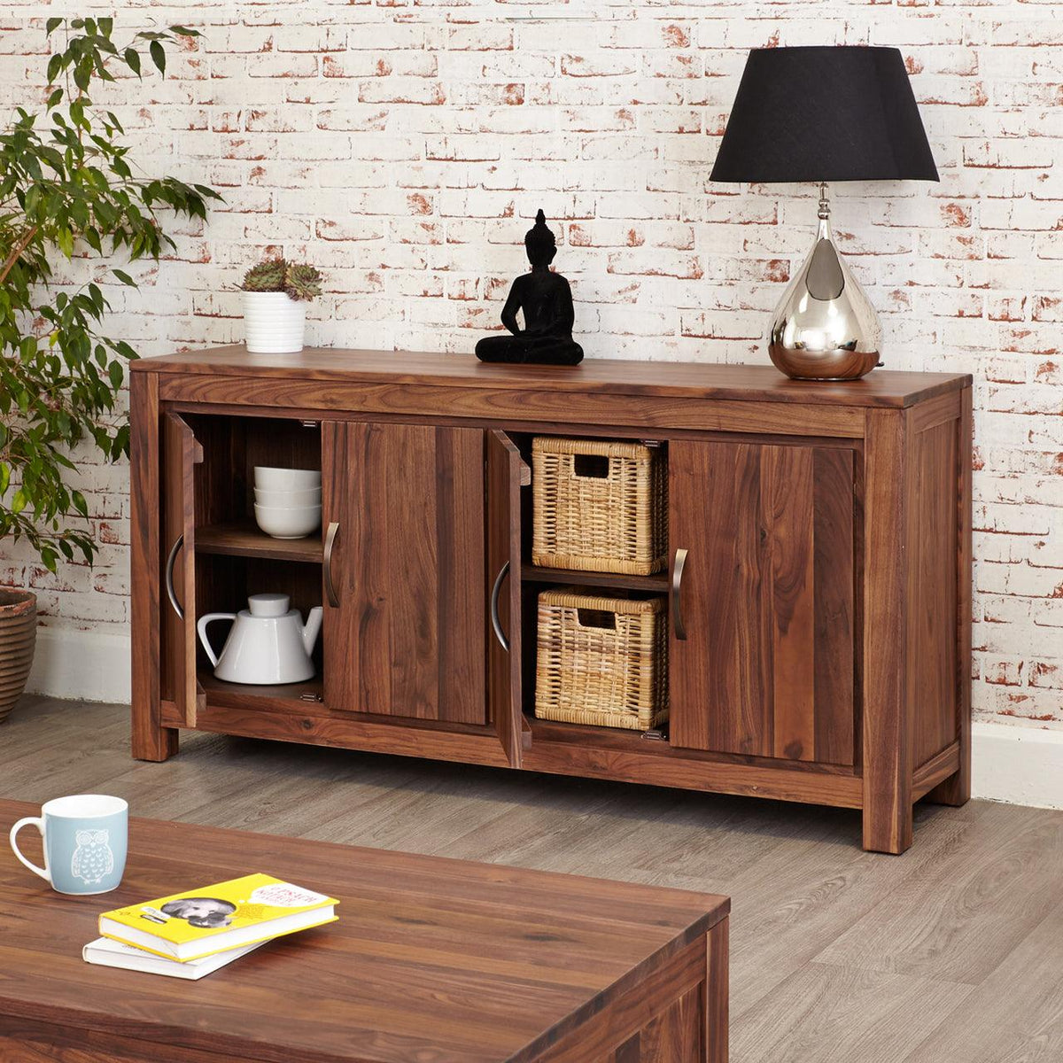 Dudi Furniture Marwar Sheesham Wood Sideboard Cabinet