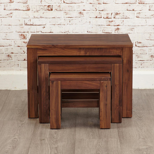 Dudi Furniture Marwar Sheesham Wood Nesting Side Tables