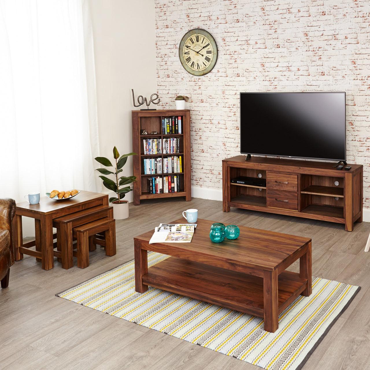 Dudi Furniture Marwar Sheesham Wood Nesting Side Tables
