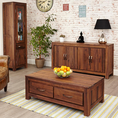 Dudi Furniture Marwar Wooden Coffee Table with Drawer