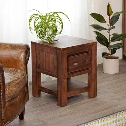 Dudi Furniture Marwar Sheesham Wood Side Table