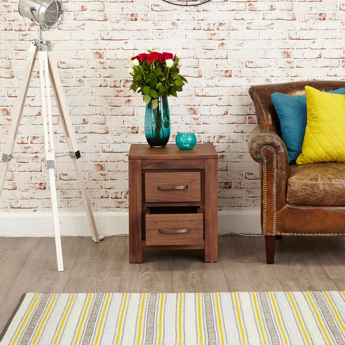 Dudi Furniture Marwar Sheesham Wood Sofa Side Table