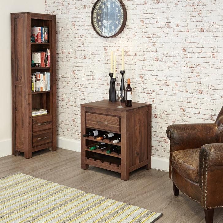 Dudi Furniture Marwar Sheesham Wood Wine Rack