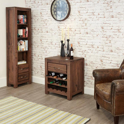 Dudi Furniture Marwar Sheesham Wood Wine Rack