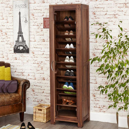 Dudi Furniture Marwar Sheesham Wood Shoe Cabinet