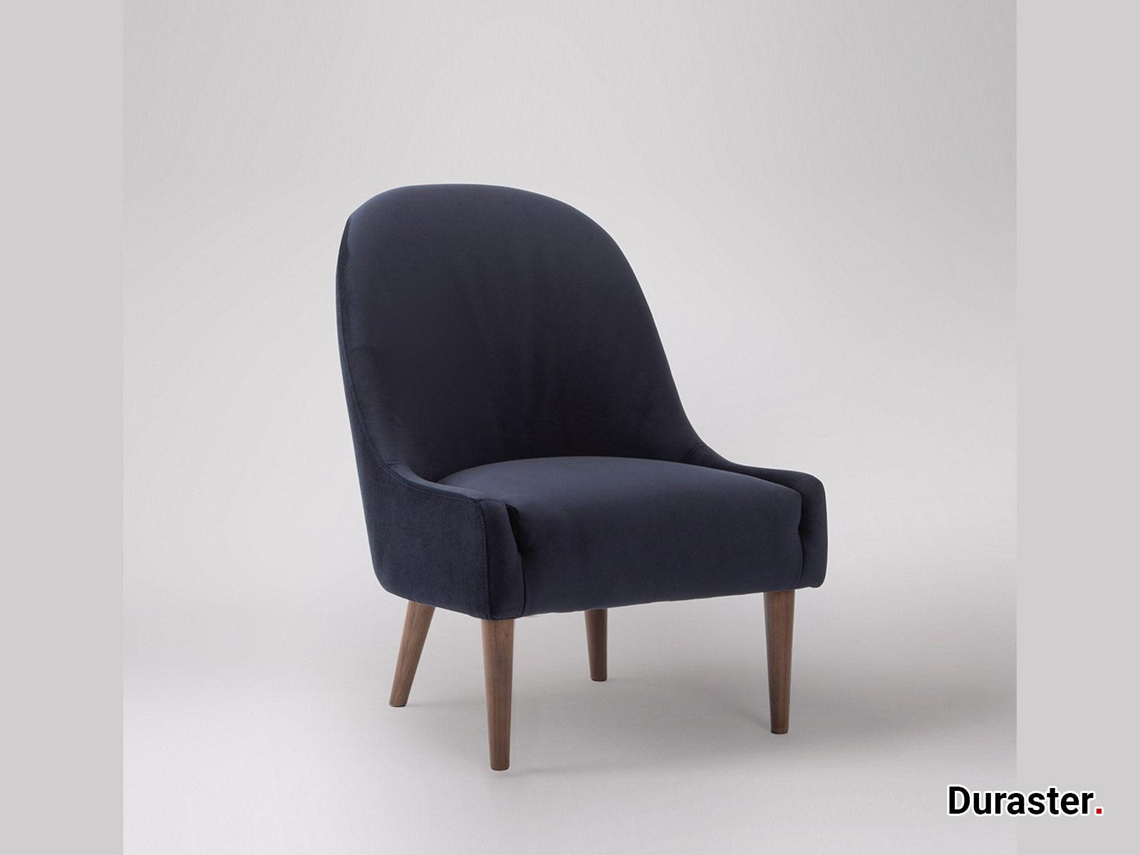 Dudi Furniture Elemantary Solid Wood Fabric Upholstered Chair
