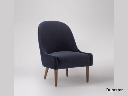 Dudi Furniture Elemantary Solid Wood Fabric Upholstered Chair