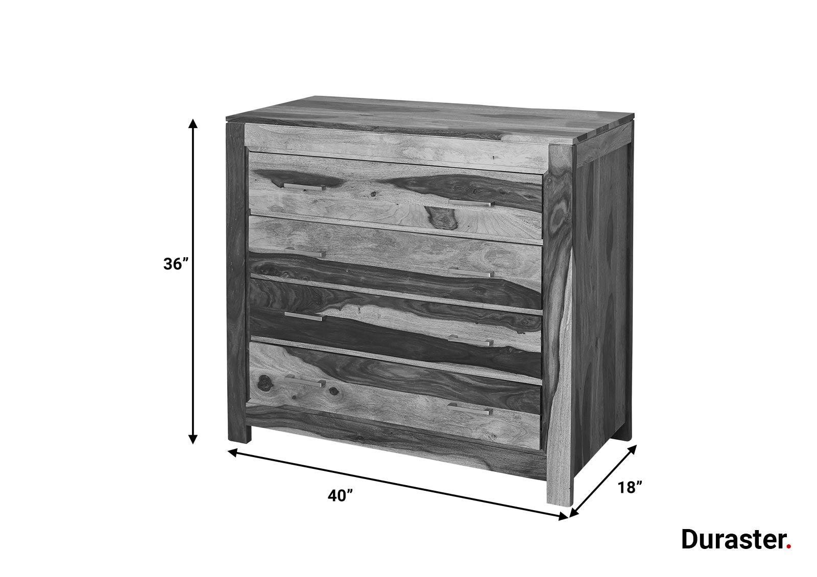 Dudi Furniture Raygoor Sheesham Wood Chest of Drawers