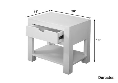 Dudi Furniture Novo Premium Acacia Exquisite Bedside