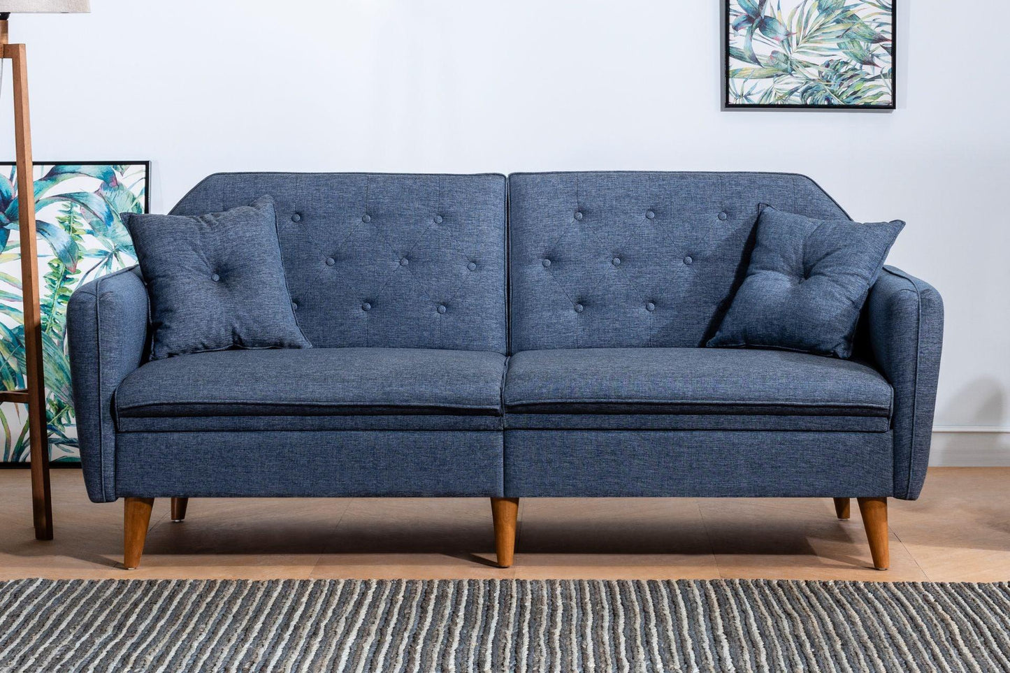 Dudi Furniture Daisy Two Seater Navy Blue