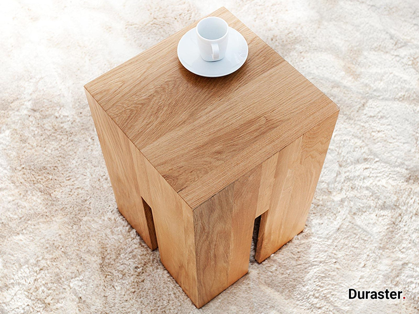 Dudi Furniture Elementary Modern Sheesham wood Set of 4 Side table /