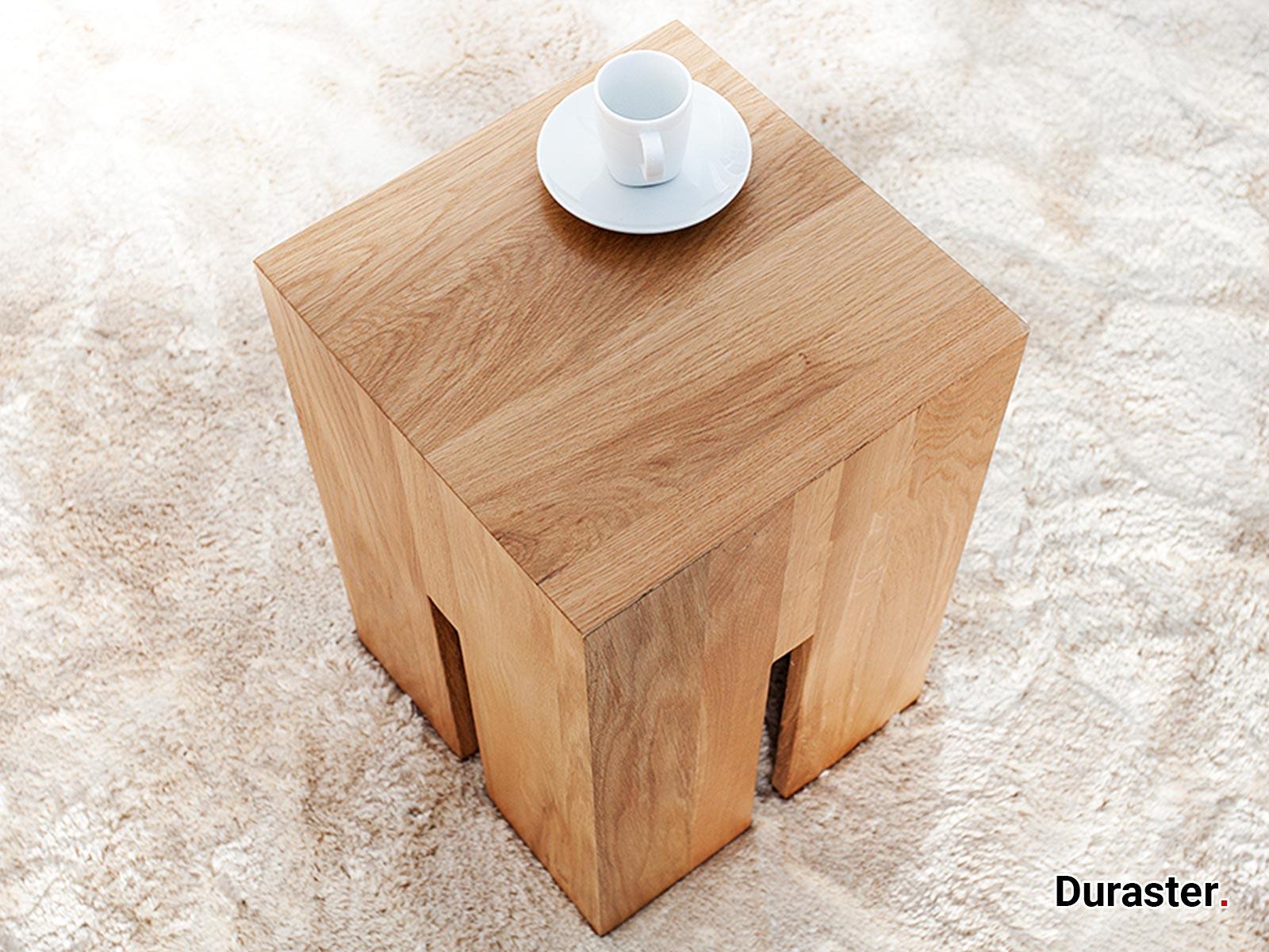 Dudi Furniture Elementary Modern Sheesham wood Set of 4 Side table /