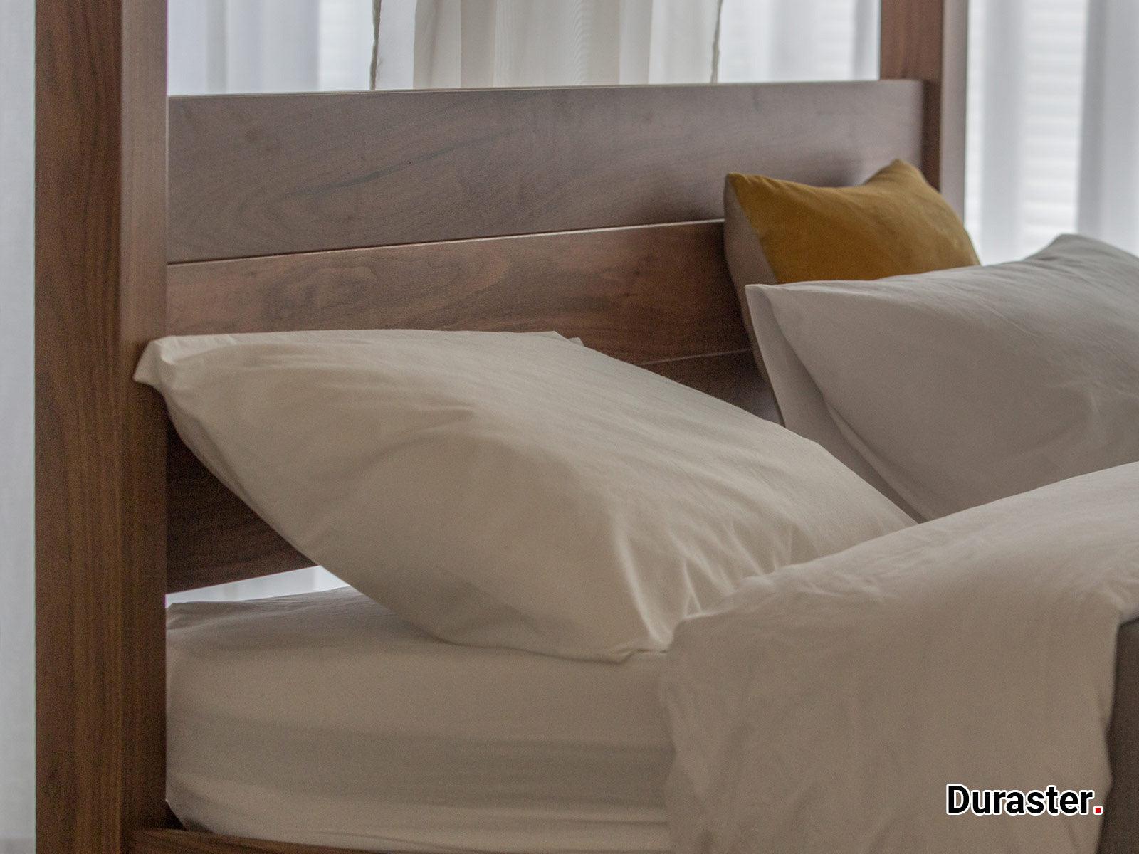 Dudi Furniture Preyas Solid Acacia Wood Four-Poster Bed