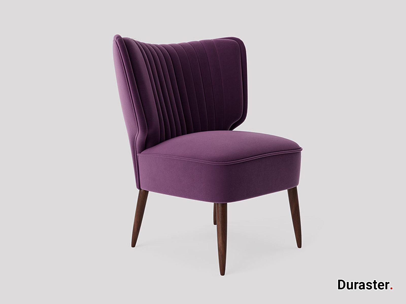 Dudi Furniture Elemantary Solid Wood Fabric Upholstered Chair