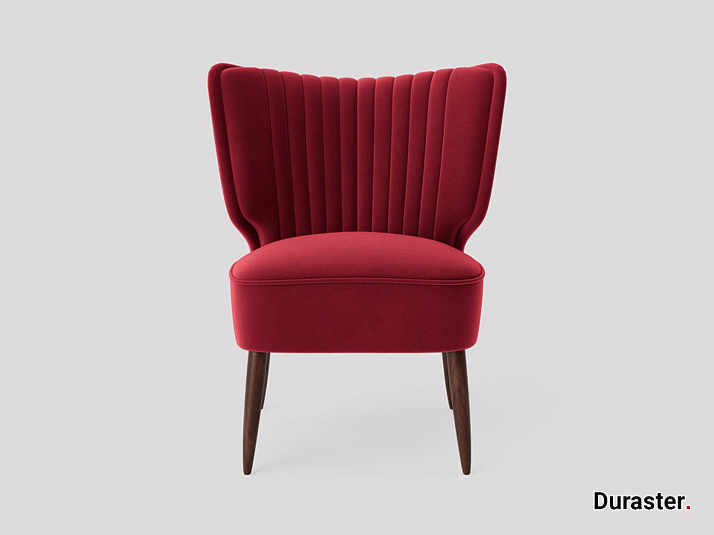 Dudi Furniture Elemantary Solid Wood Fabric Upholstered Chair