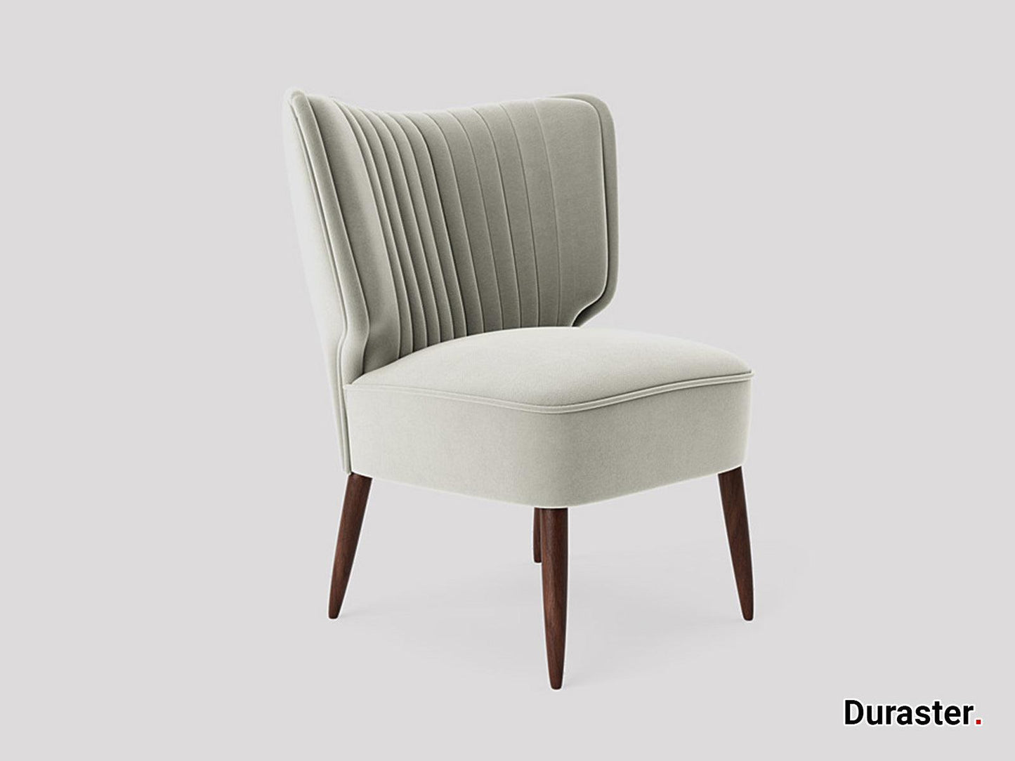 Dudi Furniture Elemantary Solid Wood Fabric Upholstered Chair