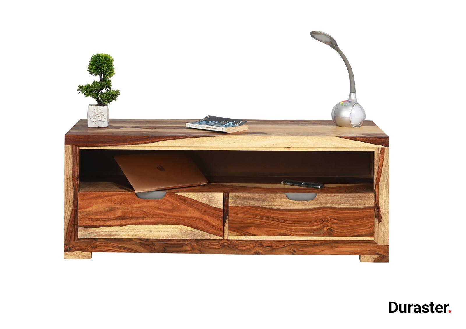 Dudi Furniture Raygoor Modern Sheesham Wood TV Unit