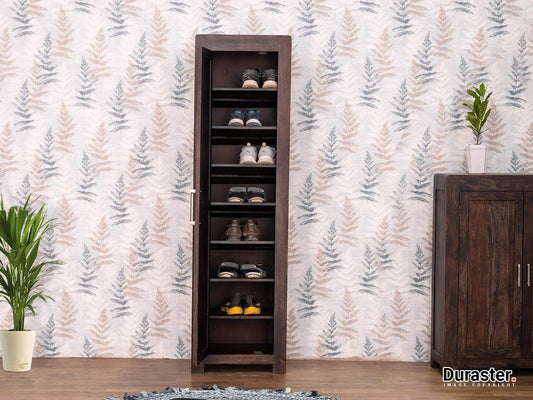 Dudi Furniture Gangaur Solid Wood Shoe Cabinet