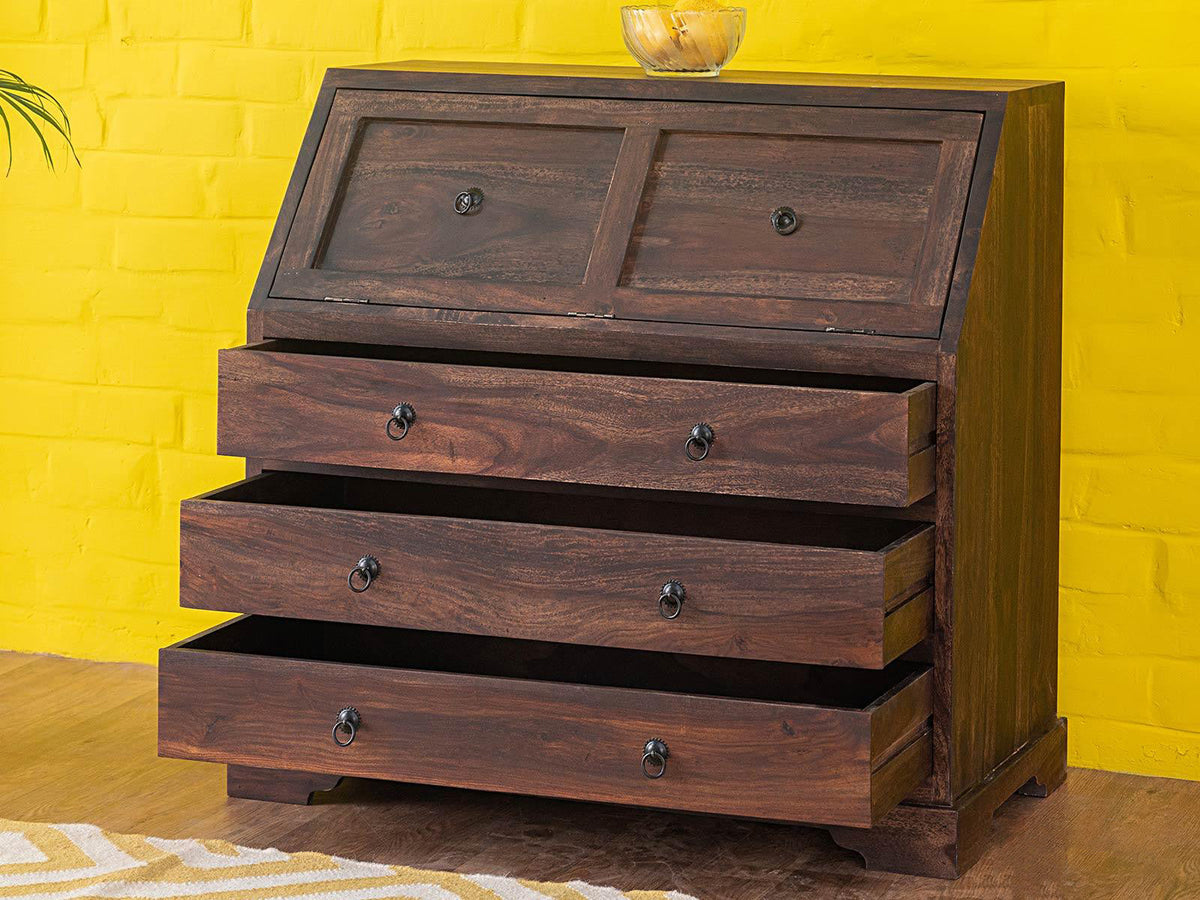 Dudi Furniture Gangaur Modern Solid Wood Chest of Drawers