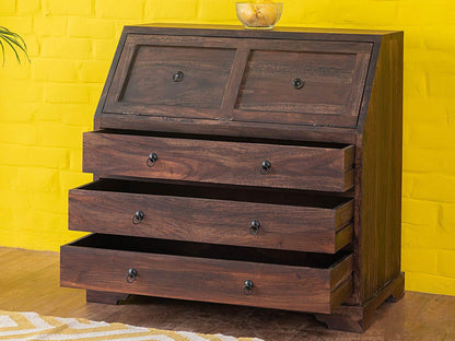 Dudi Furniture Gangaur Modern Solid Wood Chest of Drawers
