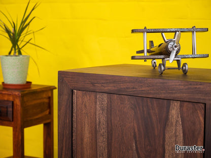 Dudi Furniture Gangaur Solid Wood Storage Sideboard