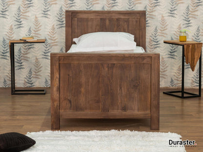 Dudi Furniture Gangaur Solid Wood Single Bed