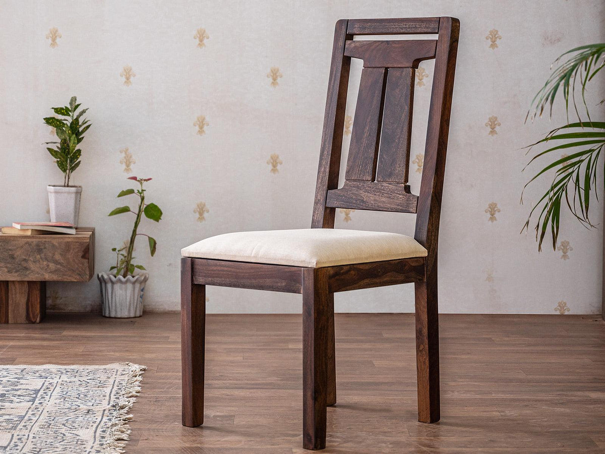 Dudi Furniture Gangaur Solid Sheesham wood Dining chair