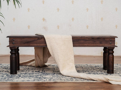 Dudi Furniture Gangaur Solid Wood Bench