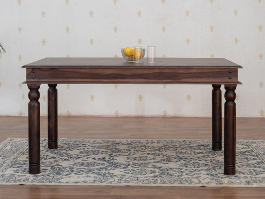 Dudi Furniture Gangaur Solid Wood 4 Seater Dining Table