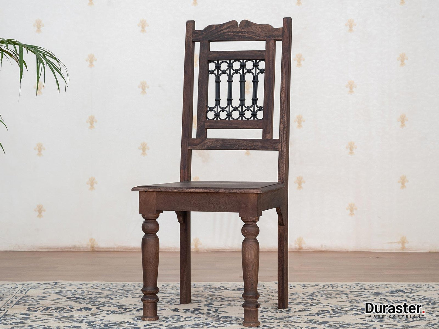 Dudi Furniture Gangaur Traditional 6 Seater Dining Set with Chairs
