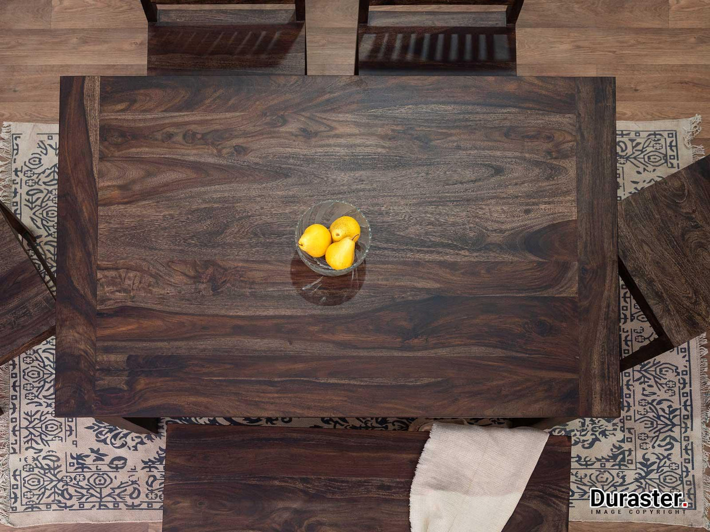 Dudi Furniture Gangaur Solid Wood Dining Table 4 Seater