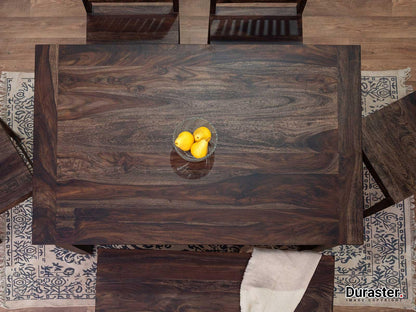 Dudi Furniture Gangaur Solid Wood Dining Table 4 Seater