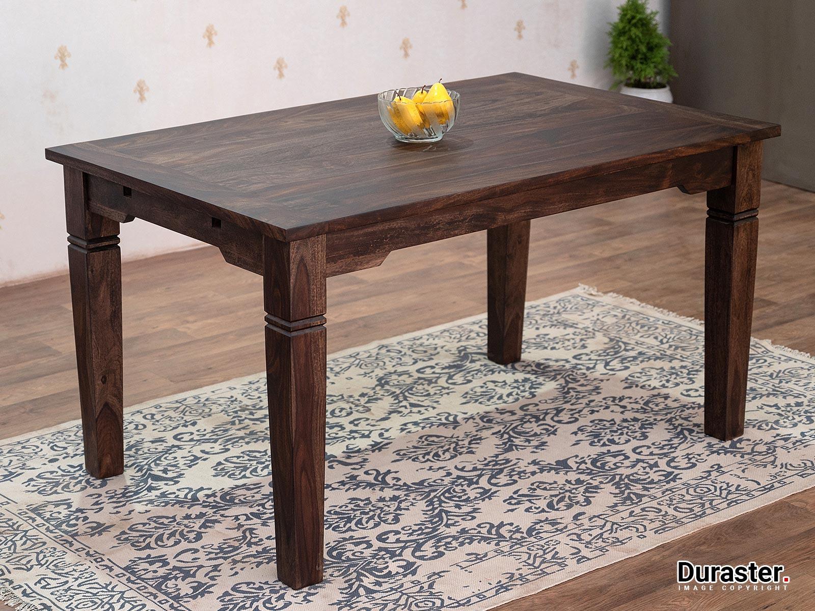 Dudi Furniture Gangaur Solid Wood Dining Table 4 Seater