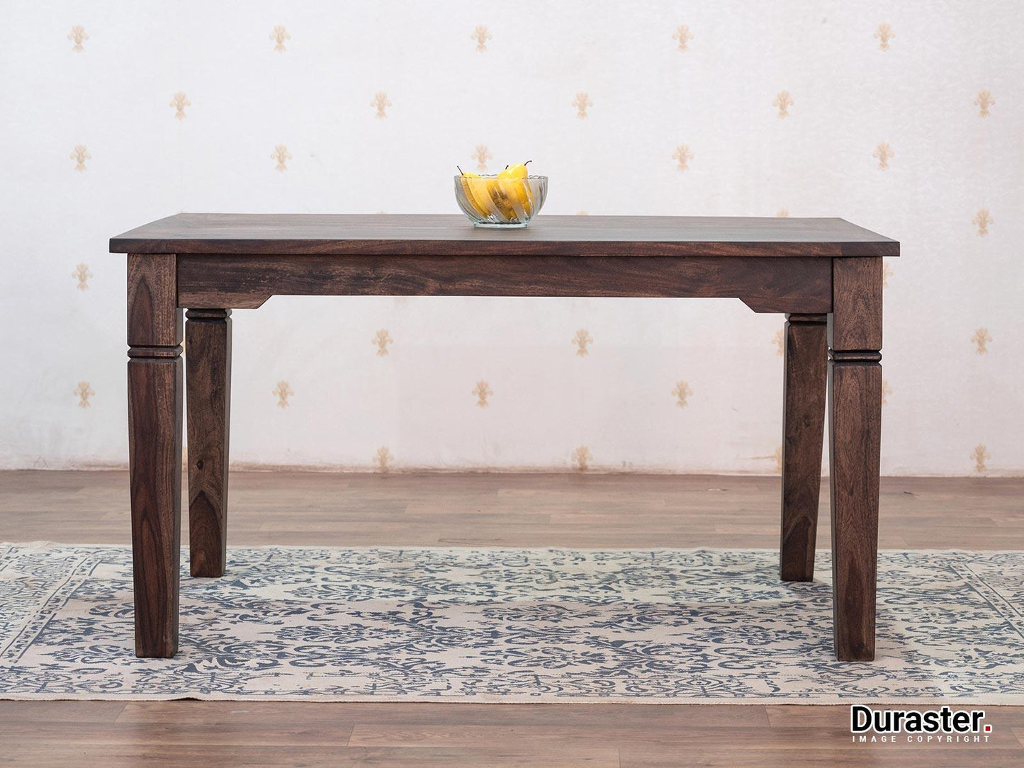 Dudi Furniture Gangaur Solid Wood Dining Table 4 Seater