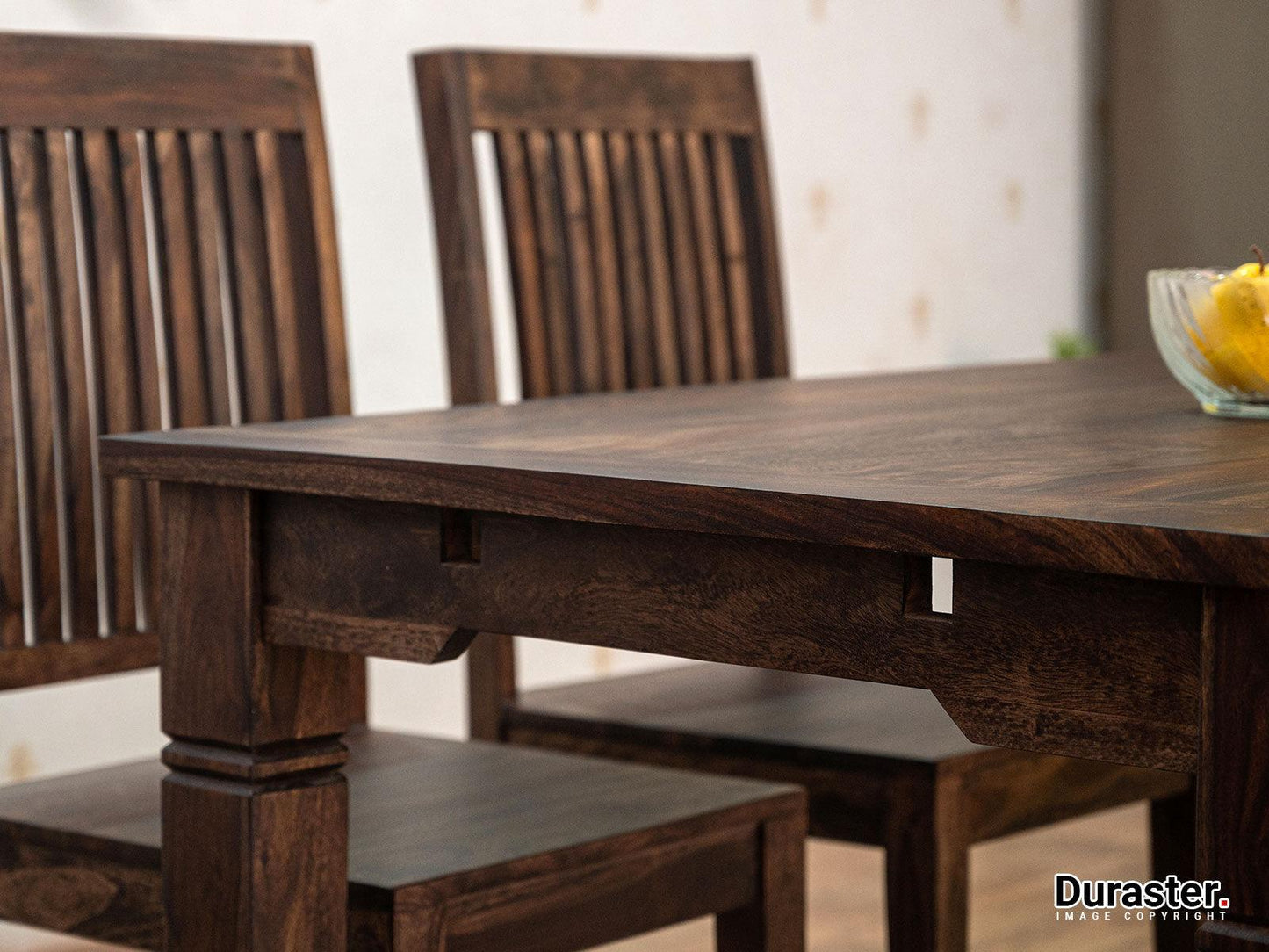 Dudi Furniture Gangaur Solid Wood Dining Table 4 Seater