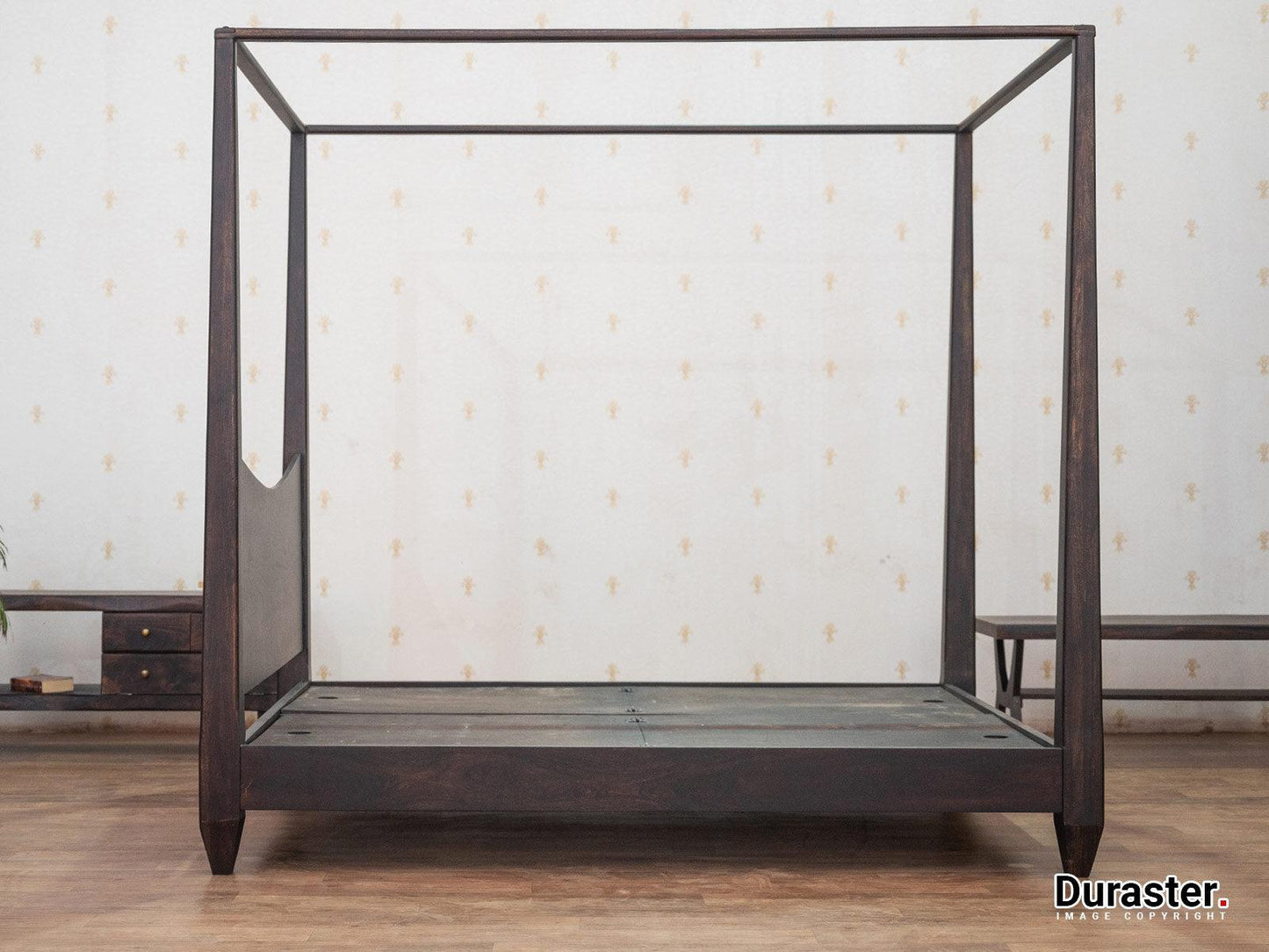 Dudi Furniture Tuscany Sheesham Wood Four Poster King Size Bed