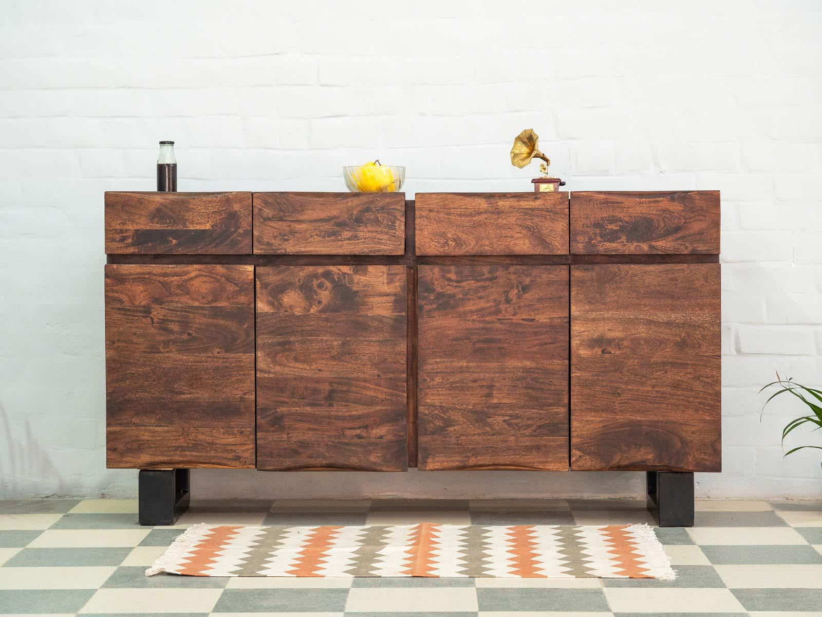 Dudi Furniture Gangaur Solid Wood Chest of Drawers