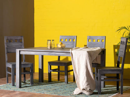 Dudi Furniture Goa Wooden Dining Table Set 6 Seater