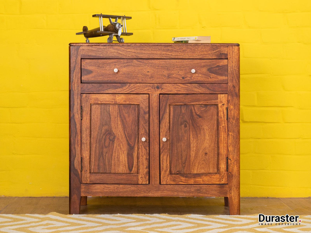 Dudi Furniture Ummed Sheesham wood Elegant Sideboard Cabinet