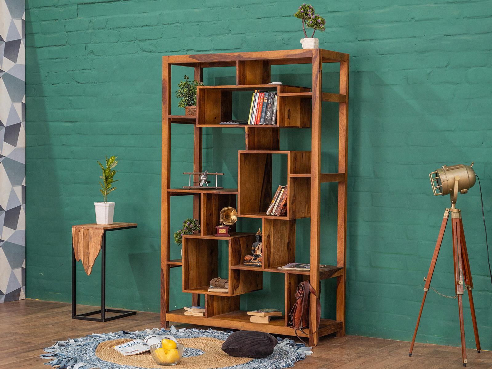 Dudi Furniture Vismit Modern Wooden Bookshelf