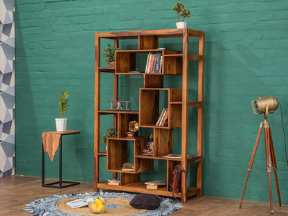 Dudi Furniture Vismit Modern Wooden Bookshelf
