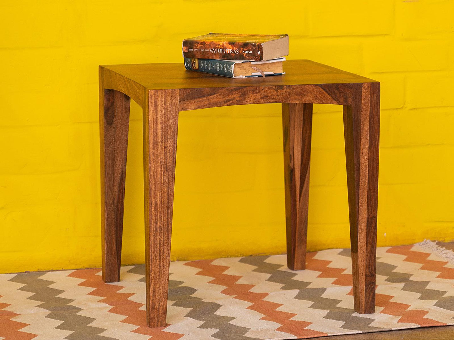 Dudi Furniture Hawkin Solid Wood Side Table