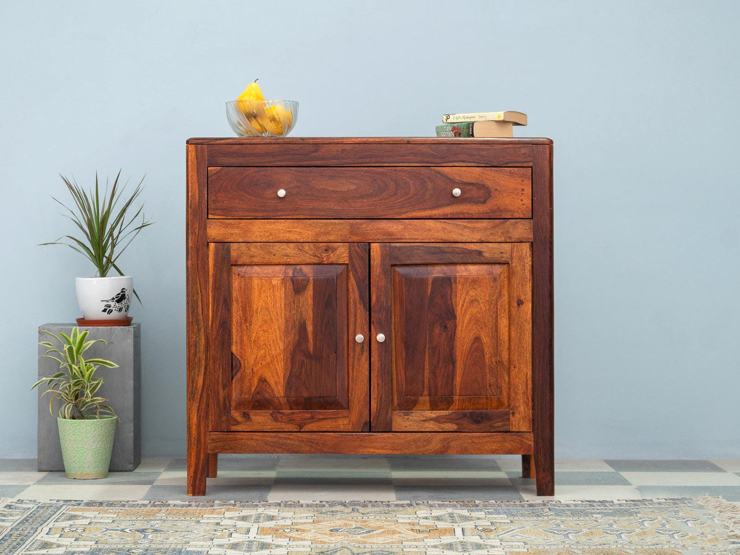 Dudi Furniture Ummed Elegant Sheesham Wood Cabinet