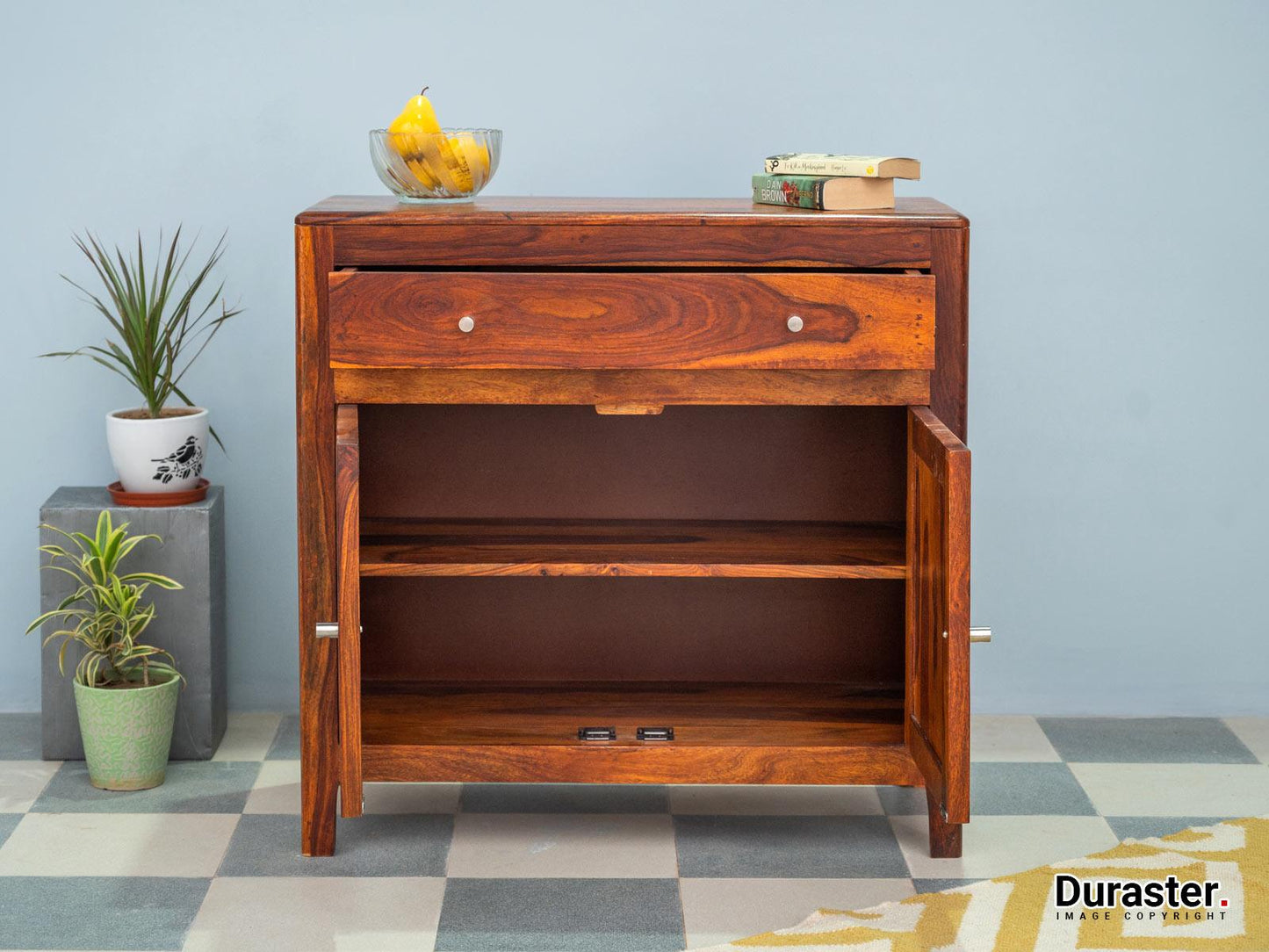 Dudi Furniture Ummed Elegant Sheesham Wood Cabinet