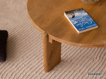 Dudi Furniture New York Wooden Round Coffee Table